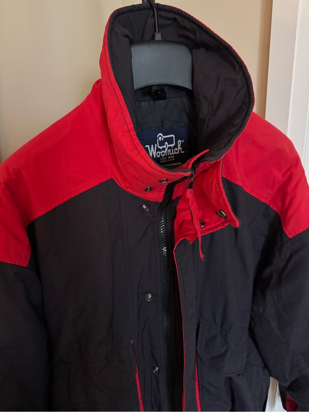 Woolrich Men’s Red & Black Jacket